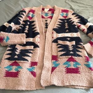 Harper fuzzy cardigan
